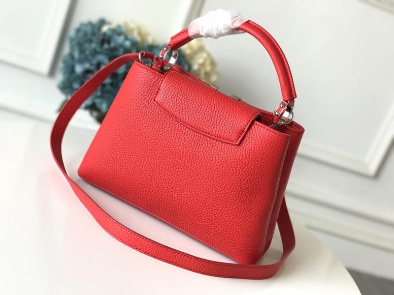 Capucines BB Taurillon Leather In Rose - Handbags M52689 | Theluxinbox
