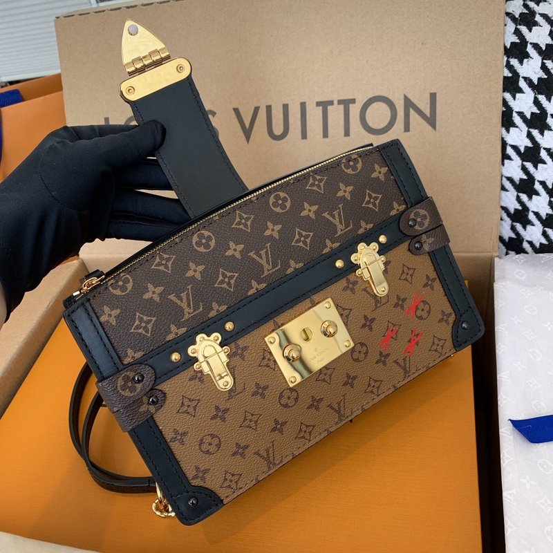 Petite Malle Monogram In Brown - Handbags M44199 - Theluxinbox