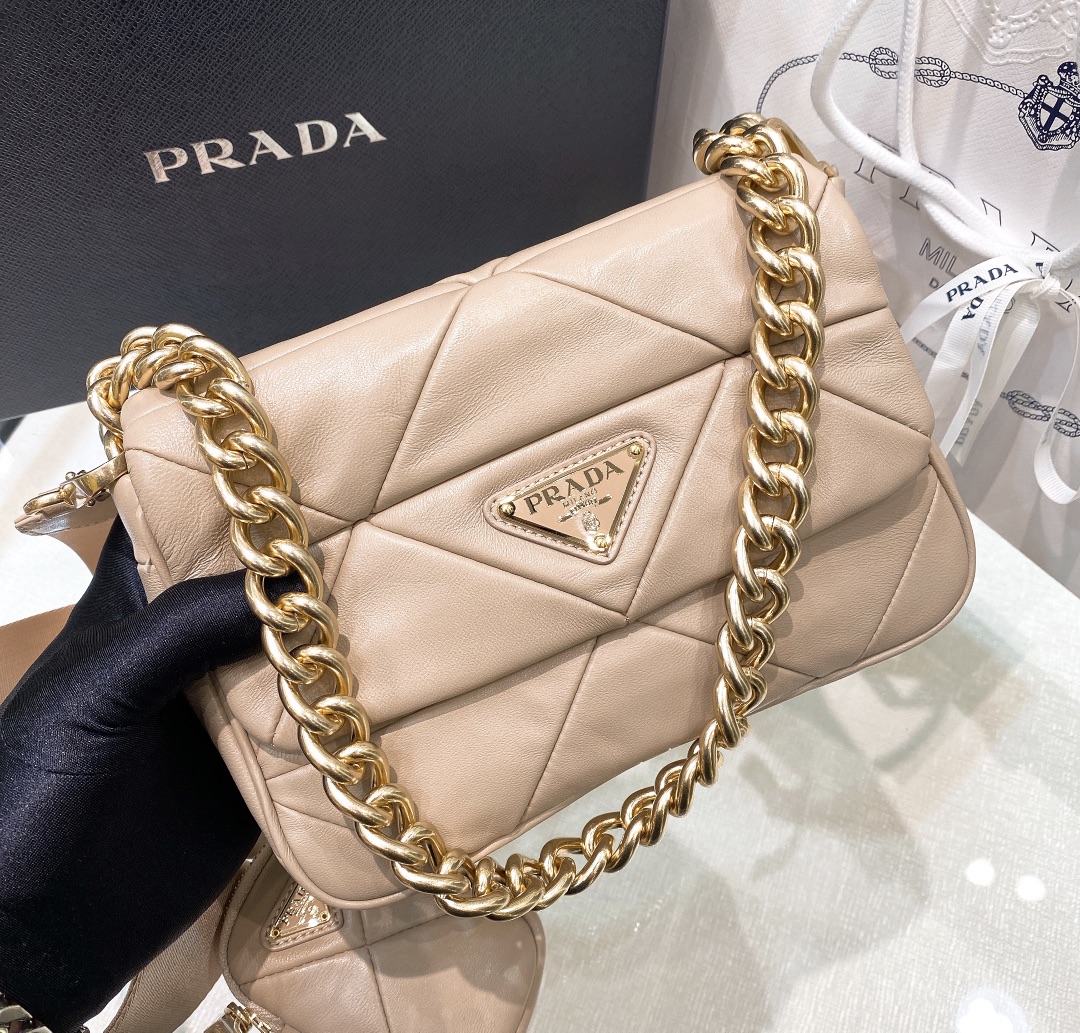 Buy Prada System Nappa Leather Patchwork Bag @ $169.00