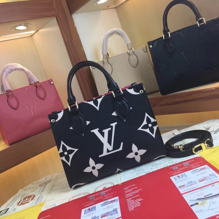 Buy LV ONTHEGO PM M45659 BLACK/WHITE/BEIGE @ $155.00