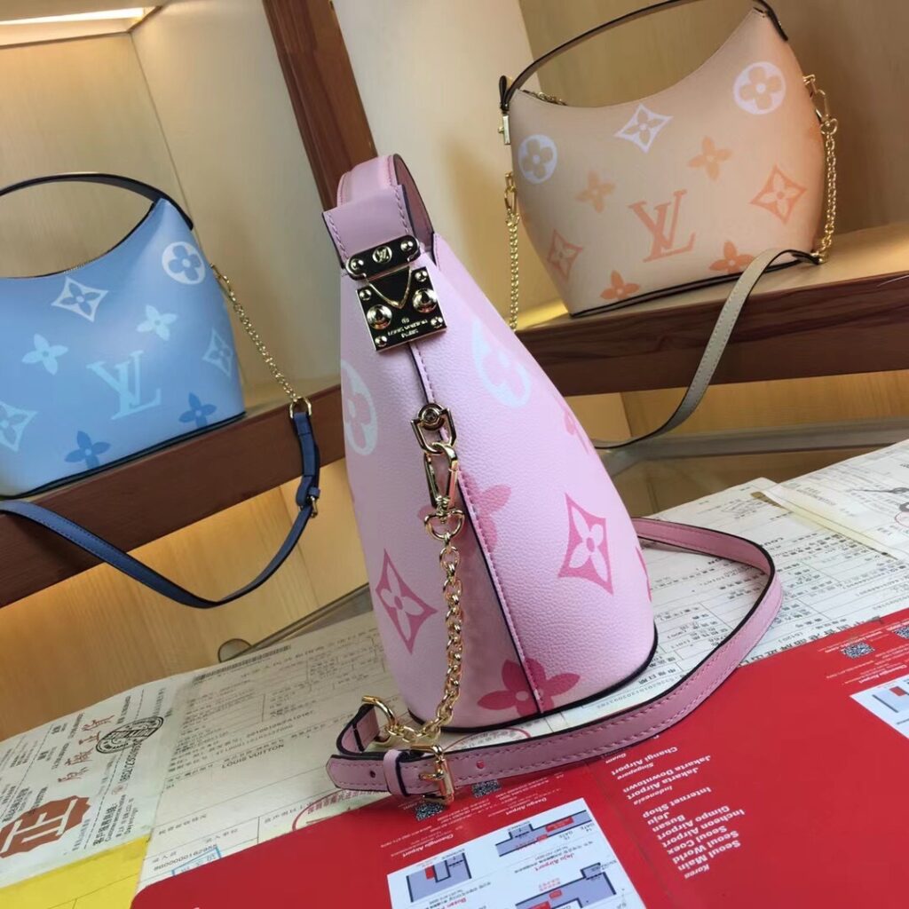 Buy LV MARSHMALLOW Hobo Bag Beige/Pink/Blue 159.00