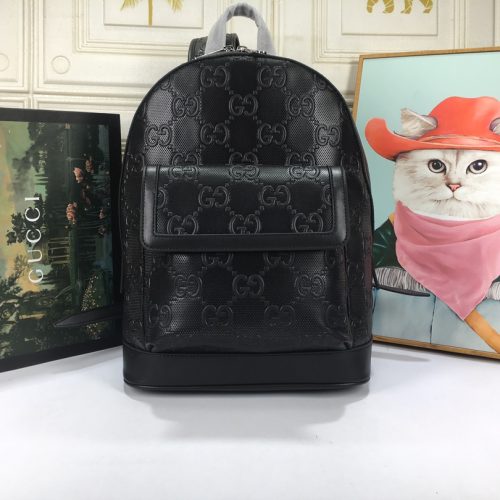 Double G embossed backpack